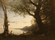 Jean-Baptiste-Camille Corot The Little Bird Nesters oil on canvas